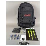 Coca Cola Backpack, Monster Energy Gear & More