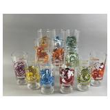 Vtg Arbyï¿½s 1976 Zodiac Glass Set of 12