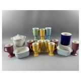 Vintage Hall China Pedestal Mug & More