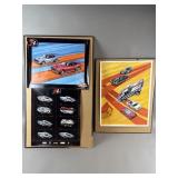 3 Hot Wheels Red Line Club Collector Posters