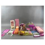 Barbie Lot Including Dolls, Clothes & More
