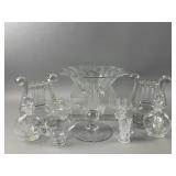 Vintage Clear Uranium Glass Lot