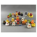 Assorted Collection of Themed Rubber Ducks