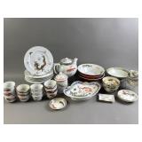 Vtg Japanese Porcelain Dinnerware & More