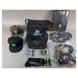 Lot of Monster Energy Merchandise
