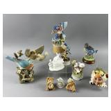 Vintage Homco Porcelain Bird Figurines & More