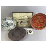 Vtg Religious Wall Art & Plates