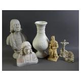 Collection of Vtg Bisque Porcelain Figures