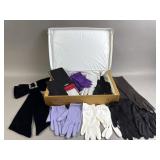 Lot of Vtg Gloves, Cloths, & More