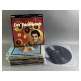 Lot of Elvis Presley Vinyl Records