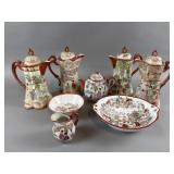 Vintage Porcelain Japanese Tea Pots & More