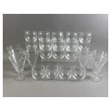 Vtg MC Glass Cocktail Lot