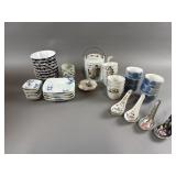 Vintage Oriental China Kitchen Set