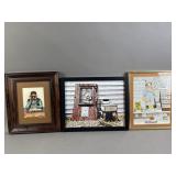 3 Framed Art Prints