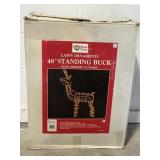 Christmas Time Lawn Ornaments Standing Buck