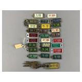 Disabled American Veterans License Plate Keychains