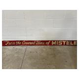 Vtg Detroit Mistele Coal Co. Porcelain Sign