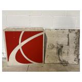 Vtg Saturn Automobile Dealerships Sign