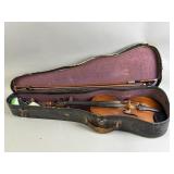 Antq Violin & Case