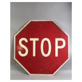 Vintage Metal Stop Sign