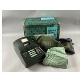 Vtg Sears Electric Adding Machine & More