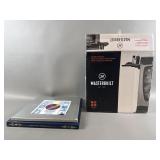 MasterBuilt Smoker Side Shelf & Vinyl Records