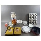 Vintage Kitchen Lot - Dishes, Milk Bottles & More