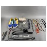 Assorted Jewlery, Vans Shoes & More