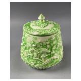 Vintage Majolica Green Tam O