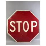 Vintage Metal Stop Sign