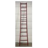 Large Vintage Red Wooden Fruit Ladder