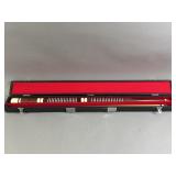 Vtg Willie Mosconi Pool Cue W/ Case