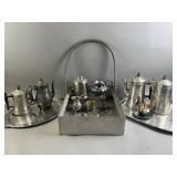 Silver Plated Teapots, Dishes, & More
