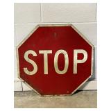 Vintage Metal STOP Sign