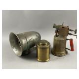 Vintage Brass Blow Torch & More