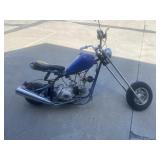 Vintage Mini Chopper Motorcycle