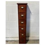 Wooden 6 Drawer Cabinet