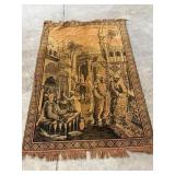 Vtg Persian Market Tapestry