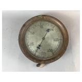 Vintage Ashcroft Bronze Pressure Gauge