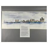 Janet Anderson Detroit Riverfront Skyline Prints
