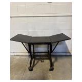 Vtg Industrial Type Writer Table