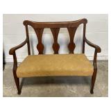 Antique Mahogany Settee