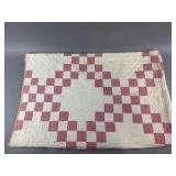 Vintage HandMade Checkerboard Patchwork Quilt