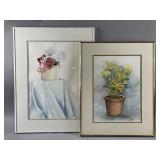 Vintage Watercolor Painting by Gwen Hazelett