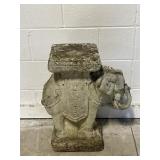 Concrete Elephant Garden Stool