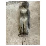 Concrete Cat Statue Egyptian Goddess Bastet