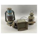 Vtg Dietz Little Wizard Kerosene Lantern & More