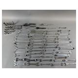 Various Steel Wrenches, Sockets & More