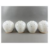 Vintage Milk Glass Light Fixtures With Stars
