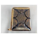 1800ï¿½s Leather Bound German Luther Bible